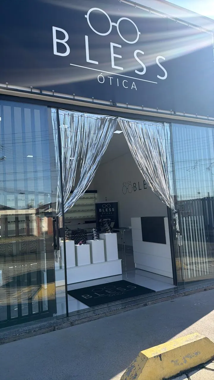 Fachada da Ótica Bless, unidade Cervezão, em Rio Claro